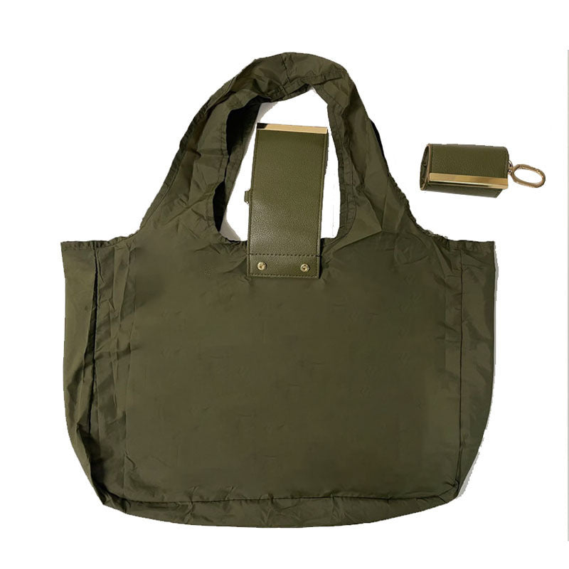 DAVI foldable keychain tote – Army Green