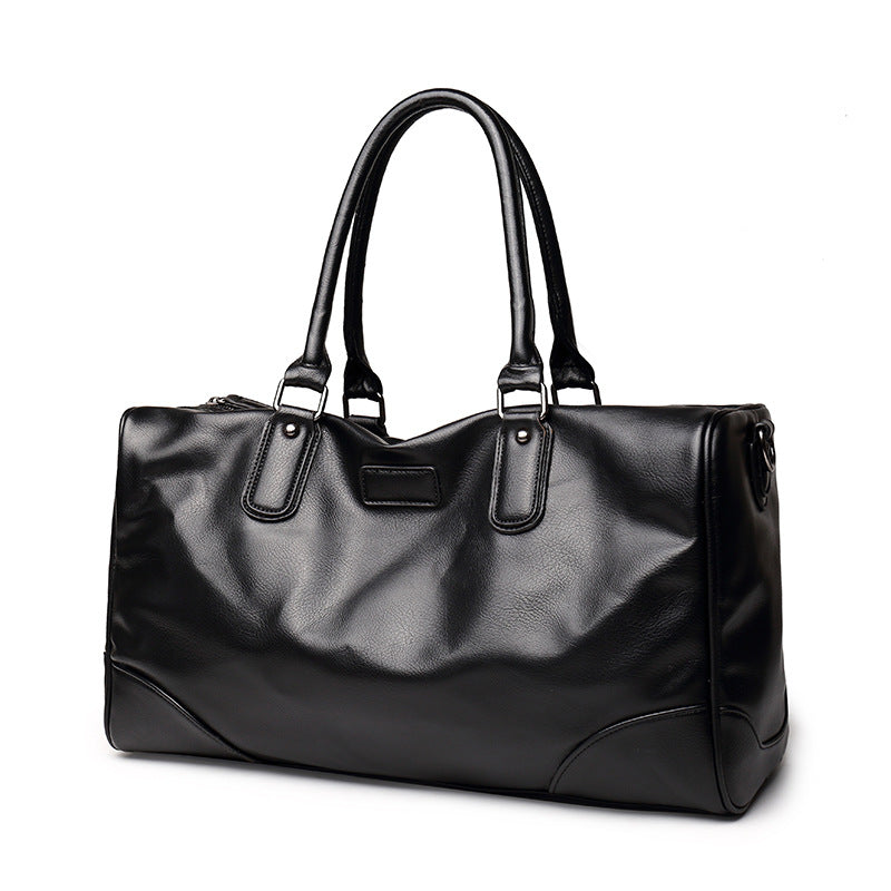 DAVI Men's Bag black vegan leather weekender – photo 1