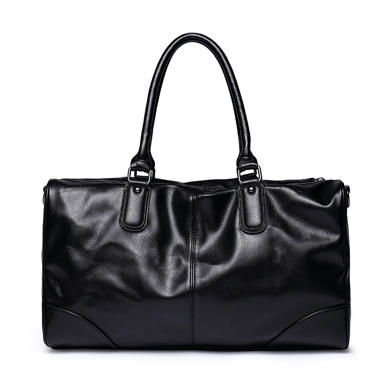 DAVI Men's Bag black vegan leather weekender – photo 2